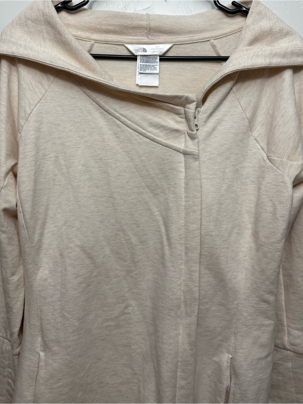 The North Face Women's Tadasana Beige Wrap Hooded Tunic
